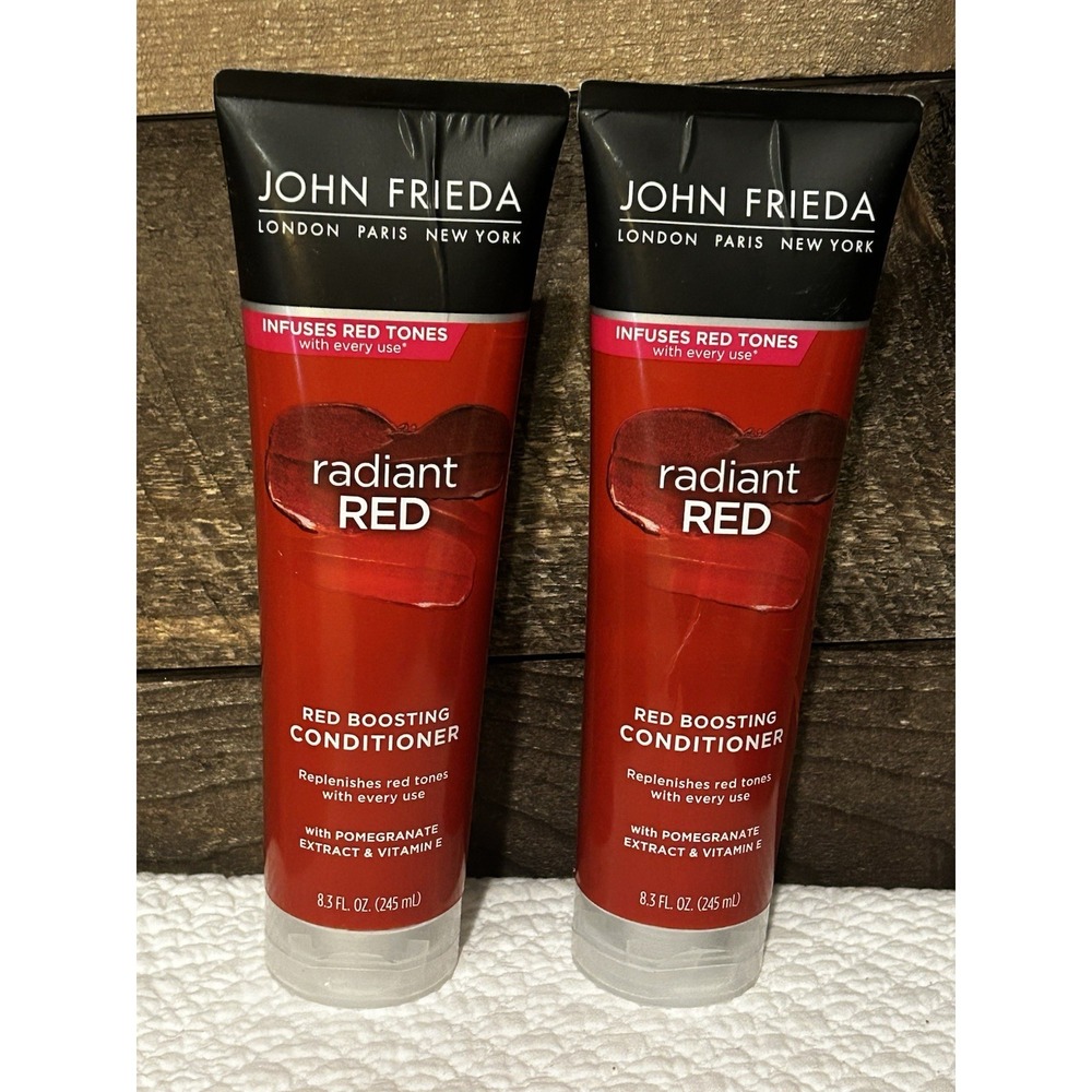 John Frieda Radiant RED Red Boosting Conditioner 8.3FL OZ Lot Of 2